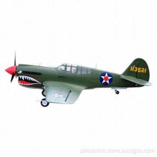 P-40 RC electric planes, 2,000mm wingspan, equipped with assembled wing, flap